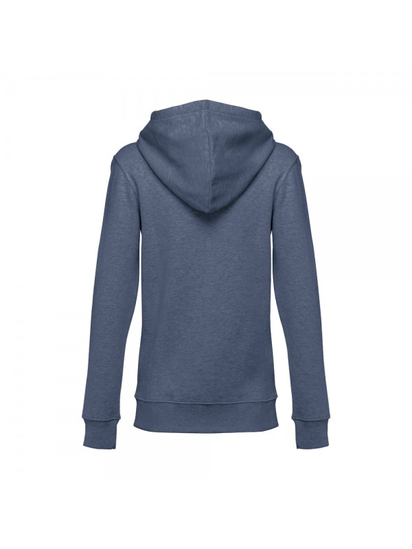 THC AMSTERDAM WOMEN II. Felpa da donna in cotone e poliestere - Blu mélange