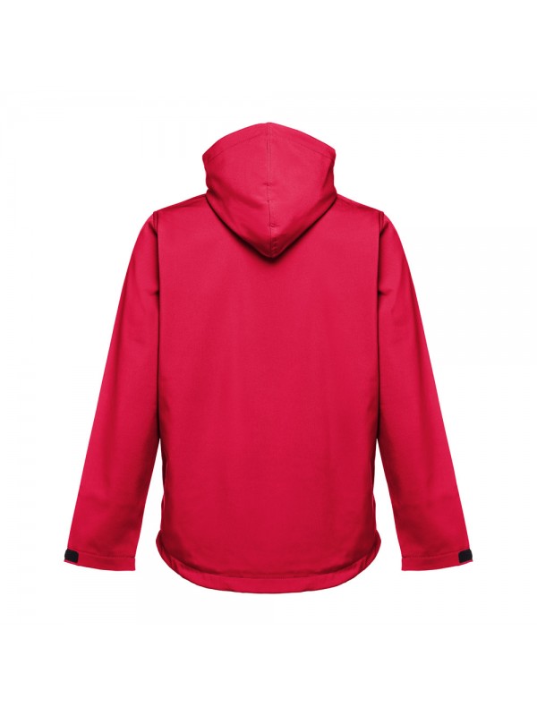 THC ZAGREB II. Giacca softshell da uomo in poliestere ed elastan - Rosso