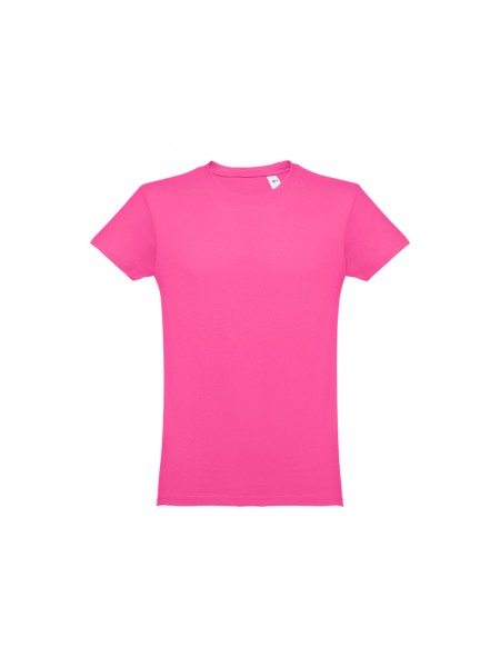 THC LUANDA. T-shirt da uomo in formato tubolare di cotone - Rosa THC LUANDA. T-shirt da uomo in formato tubolare di cotone - Rosa