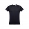THC LUANDA. T-shirt da uomo in formato tubolare di cotone - Nero