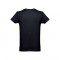 THC LUANDA. T-shirt da uomo in formato tubolare di cotone - Nero