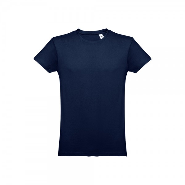 THC LUANDA. T-shirt da uomo in formato tubolare di cotone - Blu