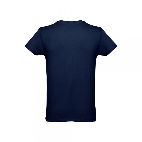 THC LUANDA. T-shirt da uomo in formato tubolare di cotone - Blu