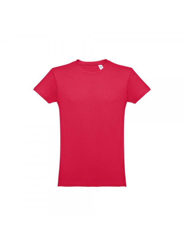 THC LUANDA. T-shirt da uomo in formato tubolare di cotone - Rosso THC LUANDA. T-shirt da uomo in formato tubolare di cotone - Rosso