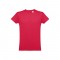 THC LUANDA. T-shirt da uomo in formato tubolare di cotone - Rosso