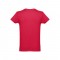 THC LUANDA. T-shirt da uomo in formato tubolare di cotone - Rosso