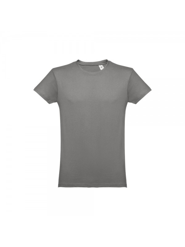 THC LUANDA. T-shirt da uomo in formato tubolare di cotone - Grigio THC LUANDA. T-shirt da uomo in formato tubolare di cotone - Grigio