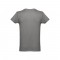 THC LUANDA. T-shirt da uomo in formato tubolare di cotone - Grigio