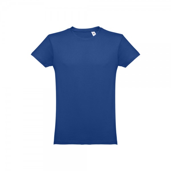 THC LUANDA. T-shirt da uomo in formato tubolare di cotone - Blu reale