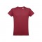 THC LUANDA. T-shirt da uomo in formato tubolare di cotone - Bordeaux