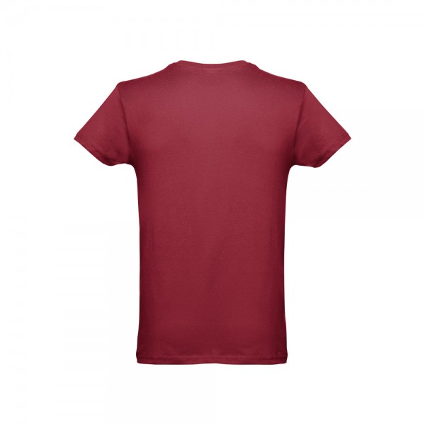 THC LUANDA. T-shirt da uomo in formato tubolare di cotone - Bordeaux