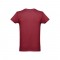 THC LUANDA. T-shirt da uomo in formato tubolare di cotone - Bordeaux