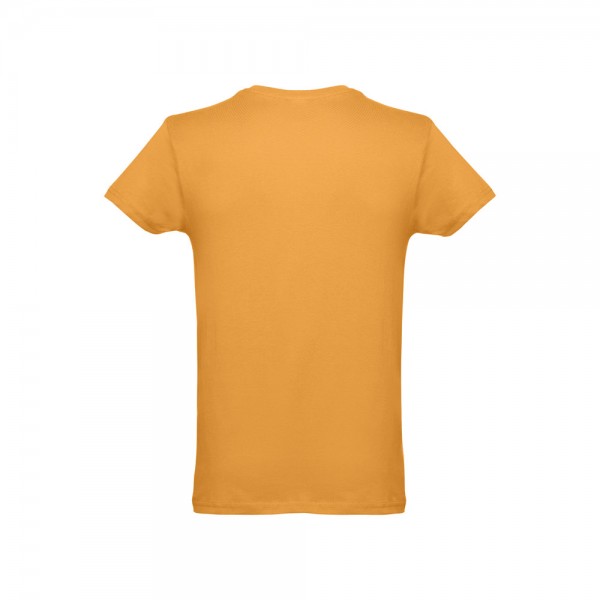 THC LUANDA. T-shirt da uomo in formato tubolare di cotone - Giallo scuro