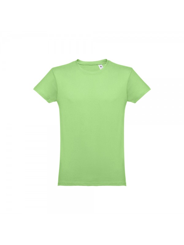 THC LUANDA. T-shirt da uomo in formato tubolare di cotone - Verde chiaro THC LUANDA. T-shirt da uomo in formato tubolare di cotone - Verde chiaro