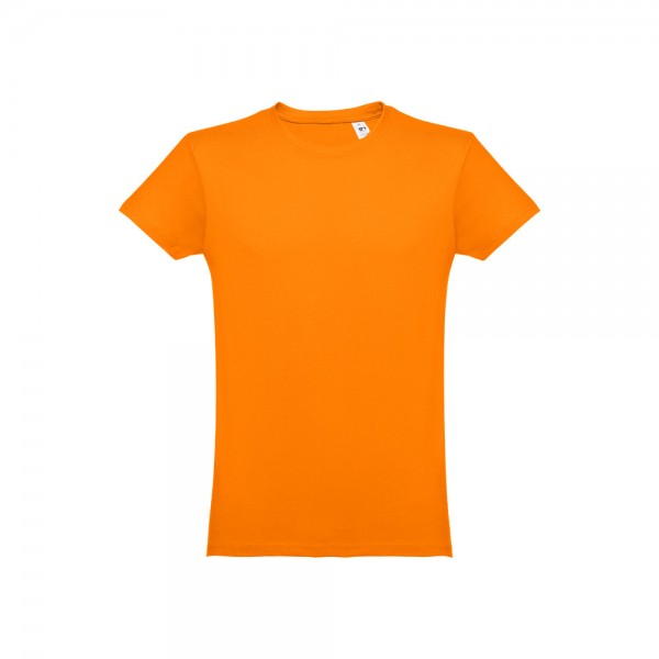 THC LUANDA. T-shirt da uomo in formato tubolare di cotone - Arancione