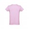 THC LUANDA. T-shirt da uomo in formato tubolare di cotone - Lilla