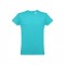 THC LUANDA. T-shirt da uomo in formato tubolare di cotone - Turchese