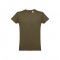 THC LUANDA. T-shirt da uomo in formato tubolare di cotone - Verde militare