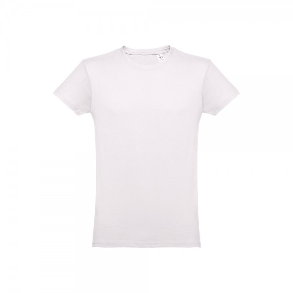 THC LUANDA. T-shirt da uomo in formato tubolare di cotone - Rosa pastello