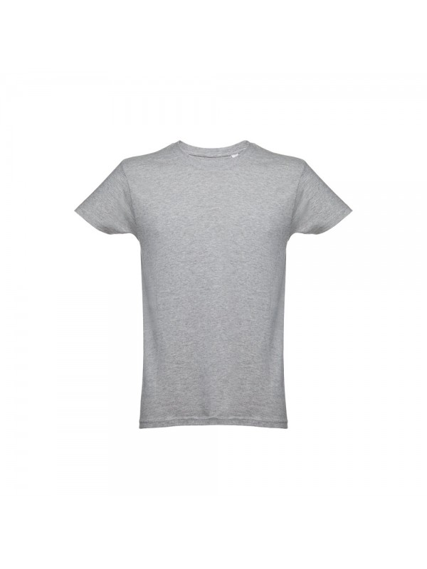 THC LUANDA. T-shirt da uomo in formato tubolare di cotone - Grigio chiaro mélange THC LUANDA. T-shirt da uomo in formato tubolare di cotone - Grigio chiaro mélange
