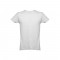 THC LUANDA. T-shirt da uomo in formato tubolare di cotone - Bianco mélange