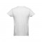 THC LUANDA. T-shirt da uomo in formato tubolare di cotone - Bianco mélange