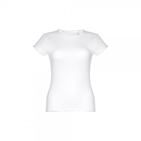 THC SOFIA WH. T-shirt sfiancata da donna in cotone. colore bianco - Bianco