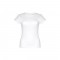 THC SOFIA WH. T-shirt sfiancata da donna in cotone. colore bianco - Bianco