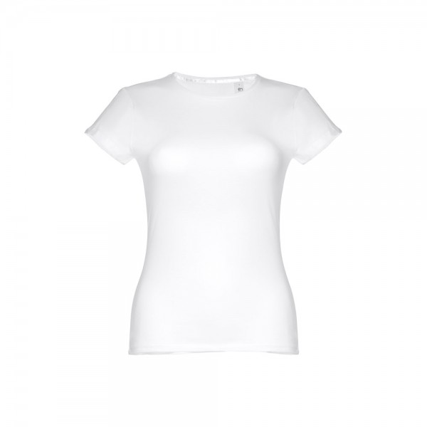 THC SOFIA WH. T-shirt sfiancata da donna in cotone. colore bianco - Bianco