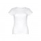 THC SOFIA WH. T-shirt sfiancata da donna in cotone. colore bianco - Bianco
