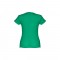 THC SOFIA. T-shirt sfiancata da donna in cotone - Verde