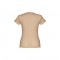THC SOFIA. T-shirt sfiancata da donna in cotone - Marrone chiaro