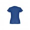 THC SOFIA. T-shirt sfiancata da donna in cotone - Blu reale