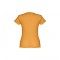THC SOFIA. T-shirt sfiancata da donna in cotone - Giallo scuro