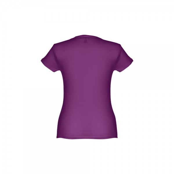 THC SOFIA. T-shirt sfiancata da donna in cotone - Viola