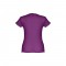 THC SOFIA. T-shirt sfiancata da donna in cotone - Viola