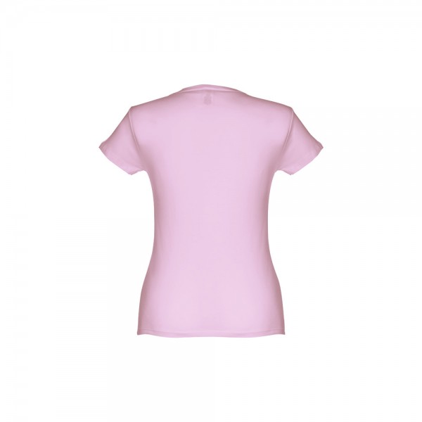 THC SOFIA. T-shirt sfiancata da donna in cotone - Lilla