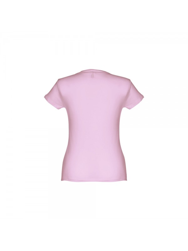 THC SOFIA. T-shirt sfiancata da donna in cotone - Lilla THC SOFIA. T-shirt sfiancata da donna in cotone - Lilla