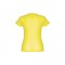 THC SOFIA. T-shirt sfiancata da donna in cotone - Giallo limone