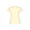 THC SOFIA. T-shirt sfiancata da donna in cotone - Giallo pastello