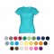 THC SOFIA 3XL. T-shirt da donna - Rosso salmone