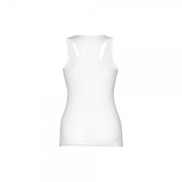 THC TIRANA WH. T-shirt da donna senza maniche in cotone. colore bianco - Bianco
