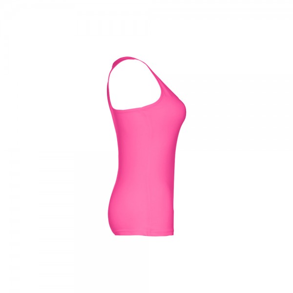 THC TIRANA. T-shirt da donna senza maniche in cotone - Rosa
