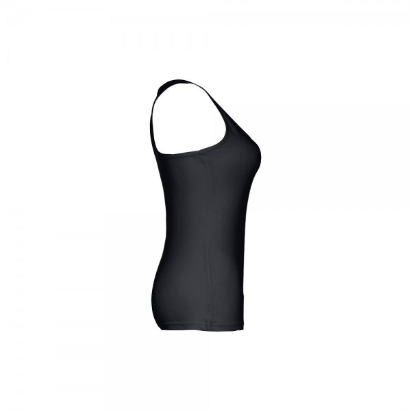 THC TIRANA. T-shirt da donna senza maniche in cotone - Nero