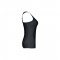 THC TIRANA. T-shirt da donna senza maniche in cotone - Nero