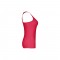 THC TIRANA. T-shirt da donna senza maniche in cotone - Rosso