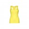 THC TIRANA. T-shirt da donna senza maniche in cotone - Giallo limone