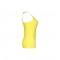 THC TIRANA. T-shirt da donna senza maniche in cotone - Giallo limone