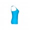 THC TIRANA. T-shirt da donna senza maniche in cotone - Azzurro mare