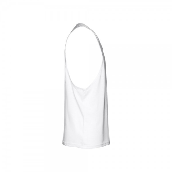 THC IBIZA WH. T-shirt da uomo in cotone con maniche divise - Bianco